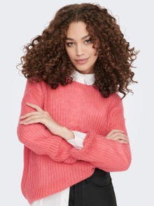ONLY Pull-overs Col rond Épaules tombantes -Desert Rose - 15211499