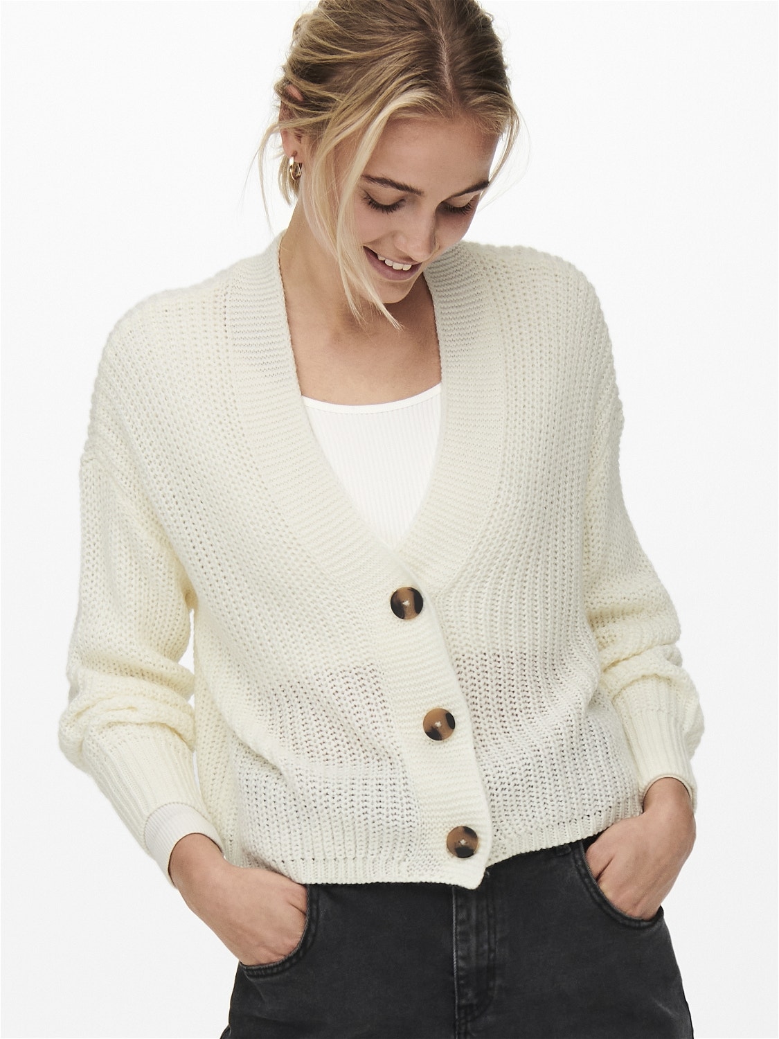 ONLY Knitted cardigan -Jet Stream - 15211521