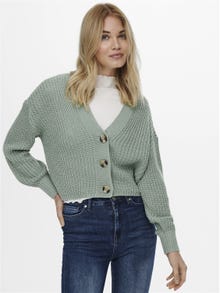 ONLY Knitted cardigan -Chinois Green - 15211521