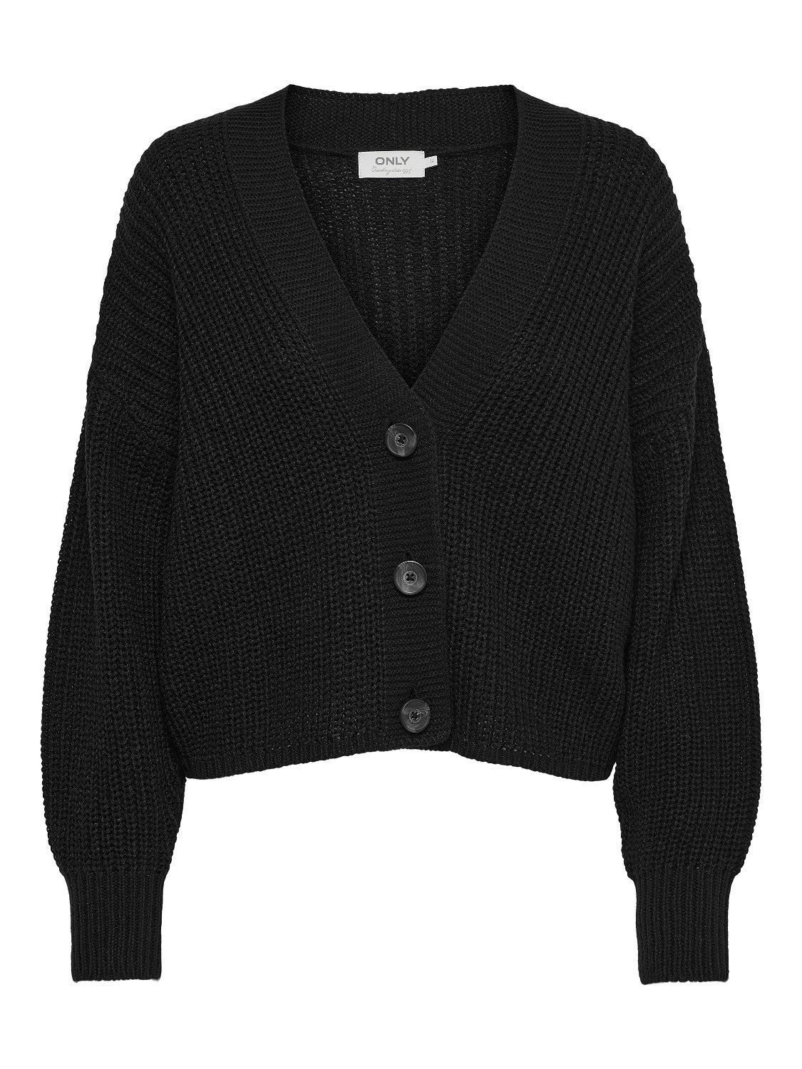 ONLY Texture Cardigan en maille -Black - 15211521