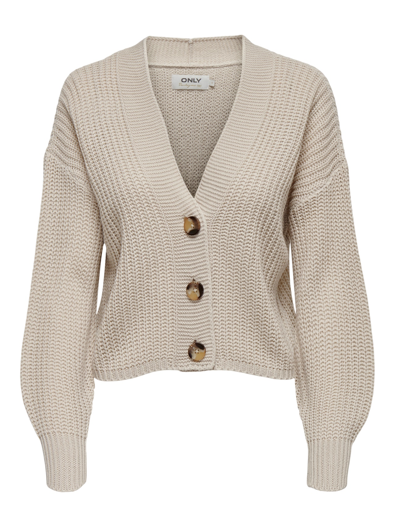 ONLY Texture Cardigan en maille -Pumice Stone - 15211521