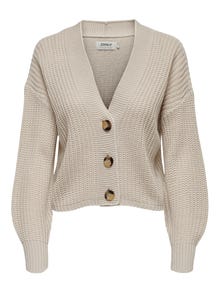 ONLY Texture Cardigan en maille -Pumice Stone - 15211521