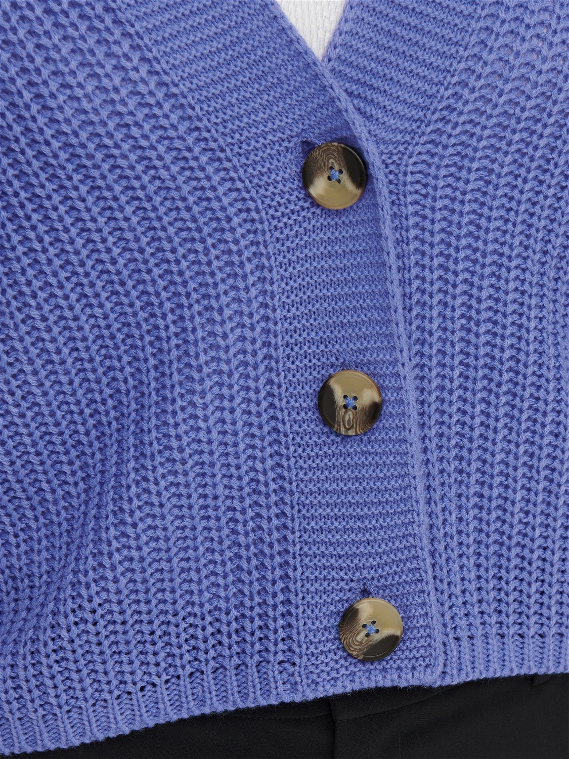ONLY Regular Fit V-Neck Ribbed cuffs Dropped shoulders Knit Cardigan -Ultramarine - 15211521