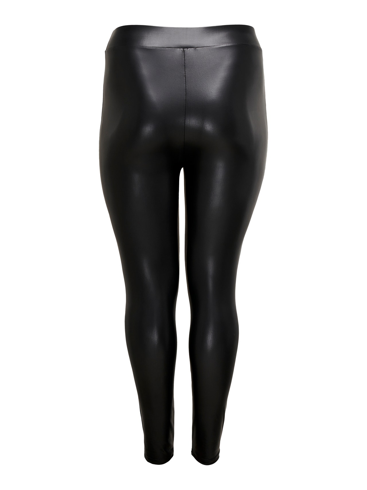 ONLY Curvy coated Leggings -Black - 15211562