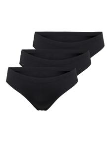 ONLY Niedrige Taille Unterhose -Black - 15211634