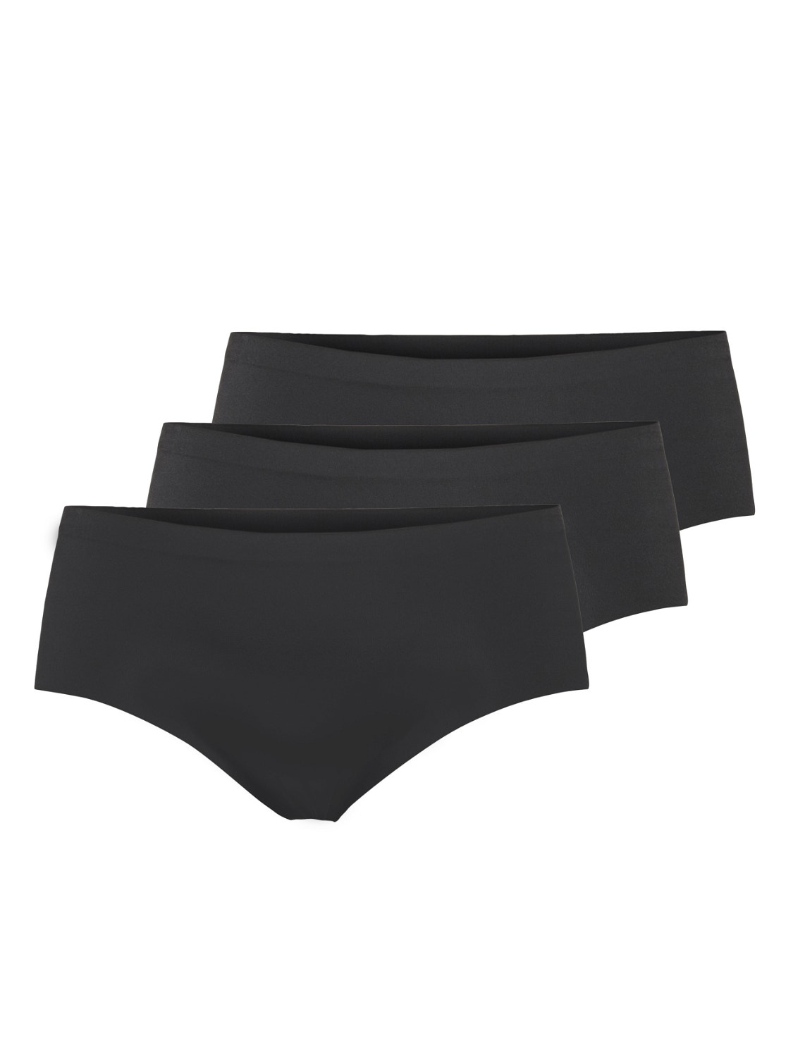 ONLY 3-pack seamless high waist Briefs -Black - 15211638