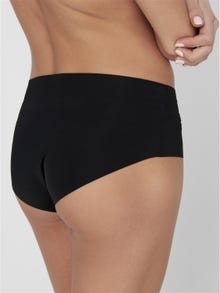 ONLY 3-pack naadloos high-waist Slips -Black - 15211638