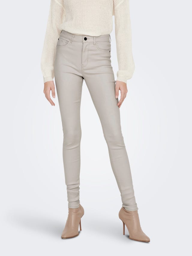 ONLY Skinny coated trousers - 15211786