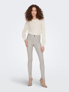 ONLY Skinny coated trousers -Chateau Gray - 15211786