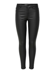 ONLY Skinny Fit Mid waist Trousers -Black - 15211788