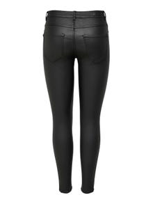 ONLY Pantalons Skinny Fit Taille moyenne -Black - 15211788