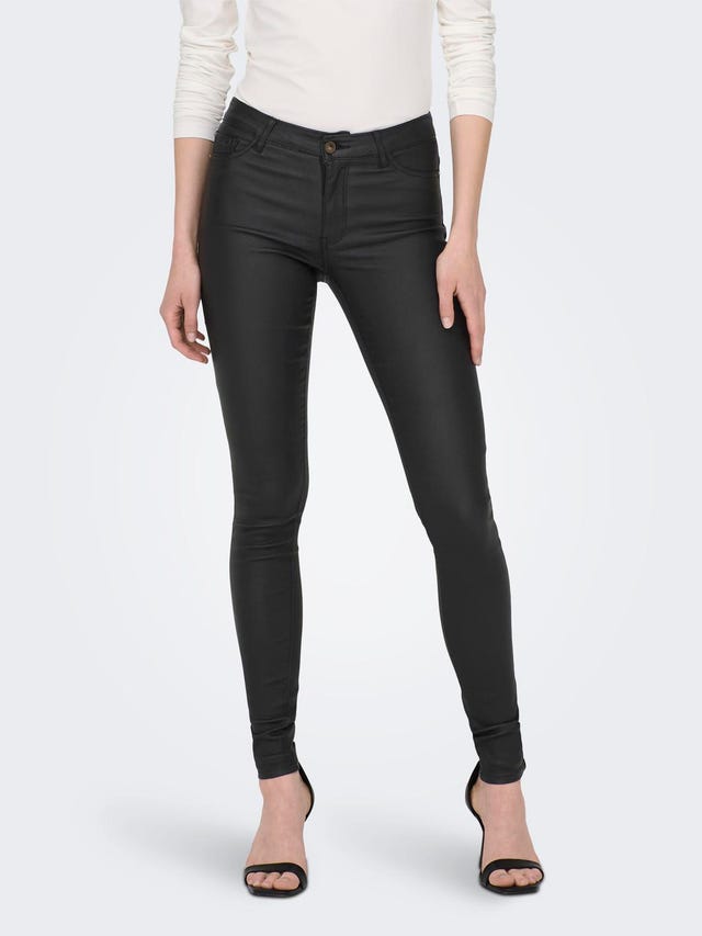 ONLY Skinny Fit Mid waist Trousers - 15211788