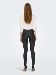 ONLY Trousers with mid waist -Black - 15211788