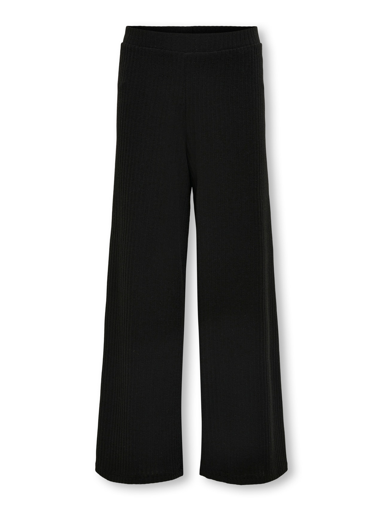 ONLY Laia jalaosaga lõige Püksid -Black - 15212069