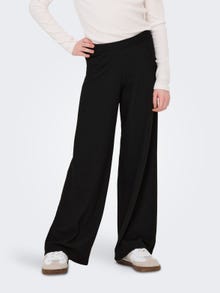 ONLY Laia jalaosaga lõige Püksid -Black - 15212069