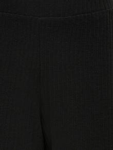 ONLY Laia jalaosaga lõige Püksid -Black - 15212069