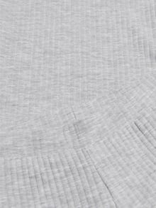 ONLY KOGNELLA Plačios klešnės Kelnės plačiomis klešnėmis -Light Grey Melange - 15212069