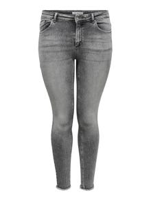ONLY Curvy carwilly reg ankle Jeans skinny fit -Grey Denim - 15212252