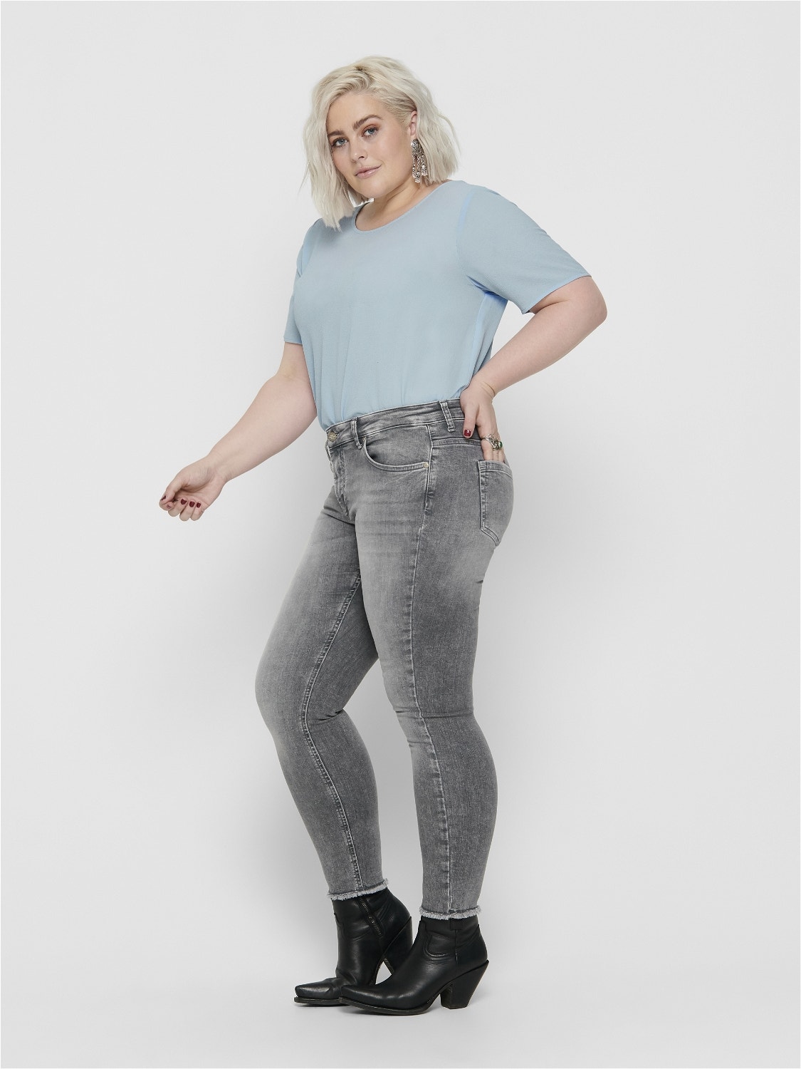 ONLY Jeans Skinny Fit -Grey Denim - 15212252