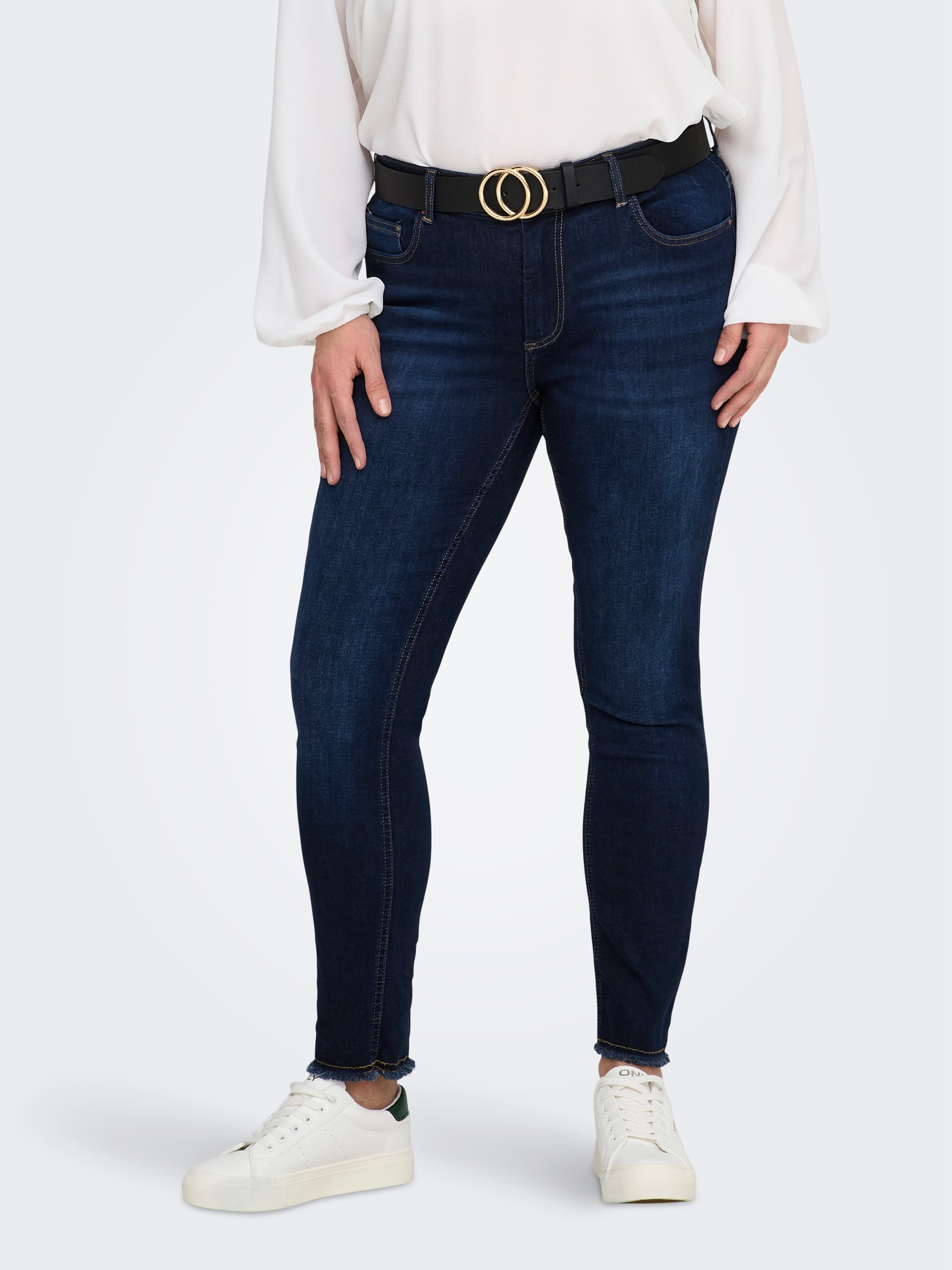 Thumbnail - Carwilly Mittlere Taille Skinny Fit Jeans