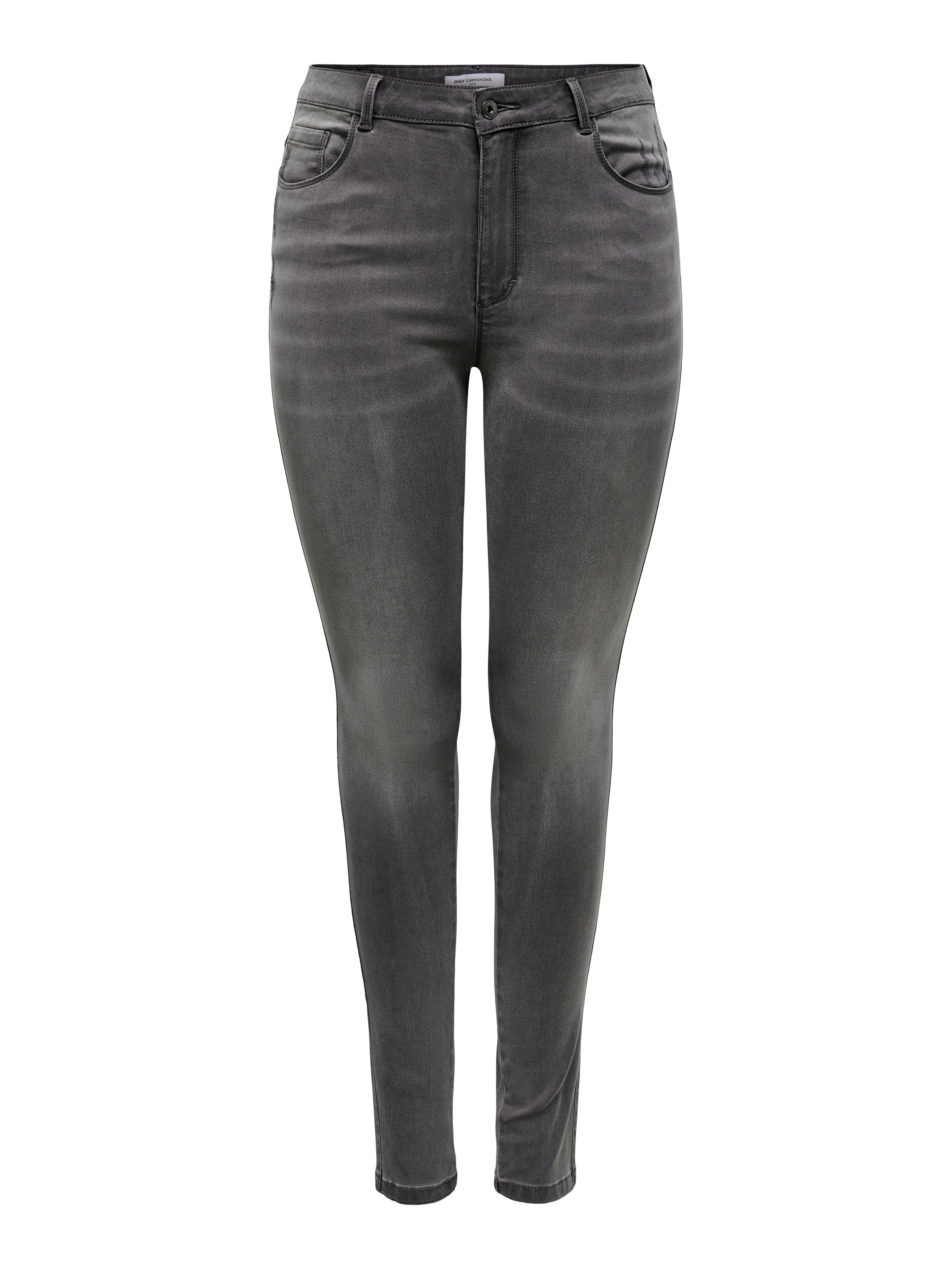Thumbnail - Caraugusta Hohe Taille Skinny Fit Jeans