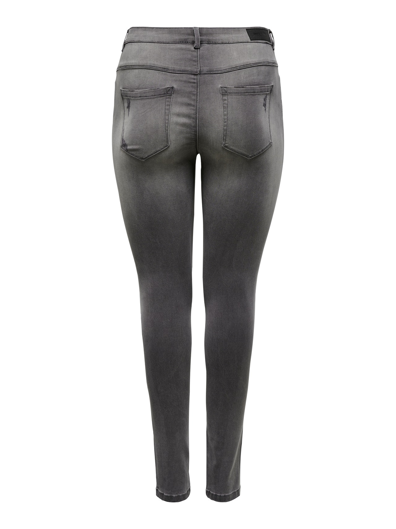ONLY Liibuv lõige Kõrge vöökoht Teksad -Dark Grey Denim - 15212271
