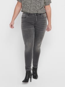 ONLY Liibuv lõige Kõrge vöökoht Teksad -Dark Grey Denim - 15212271