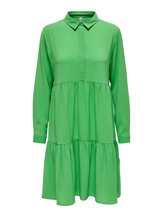 ONLY Solid colored Shirt dress - 15212412