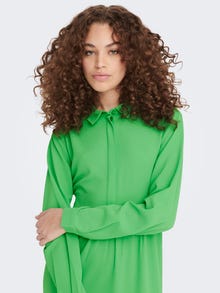 ONLY Couleur unie Robe-chemise -Kelly Green - 15212412