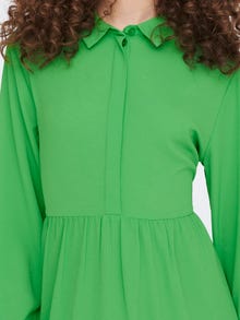 ONLY Solid colored Shirt dress -Kelly Green - 15212412
