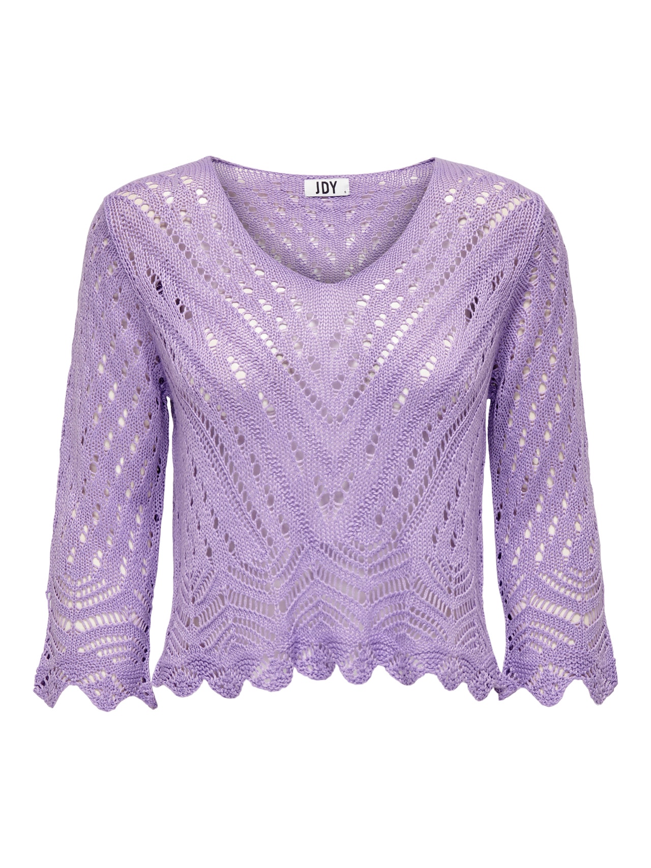 ONLY Kort Strikket pullover -Purple Rose - 15212788