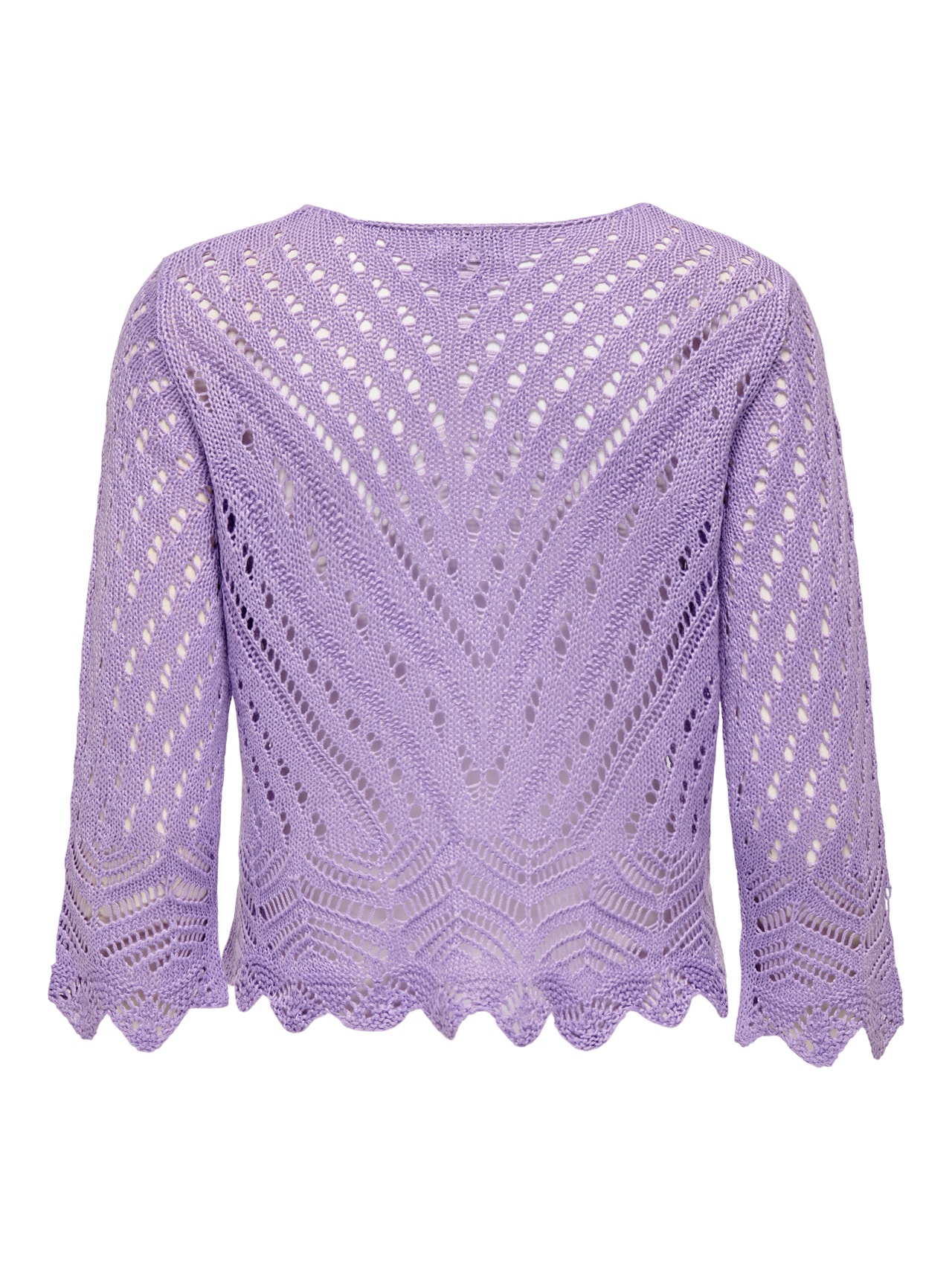ONLY Kort Strikket pullover -Purple Rose - 15212788