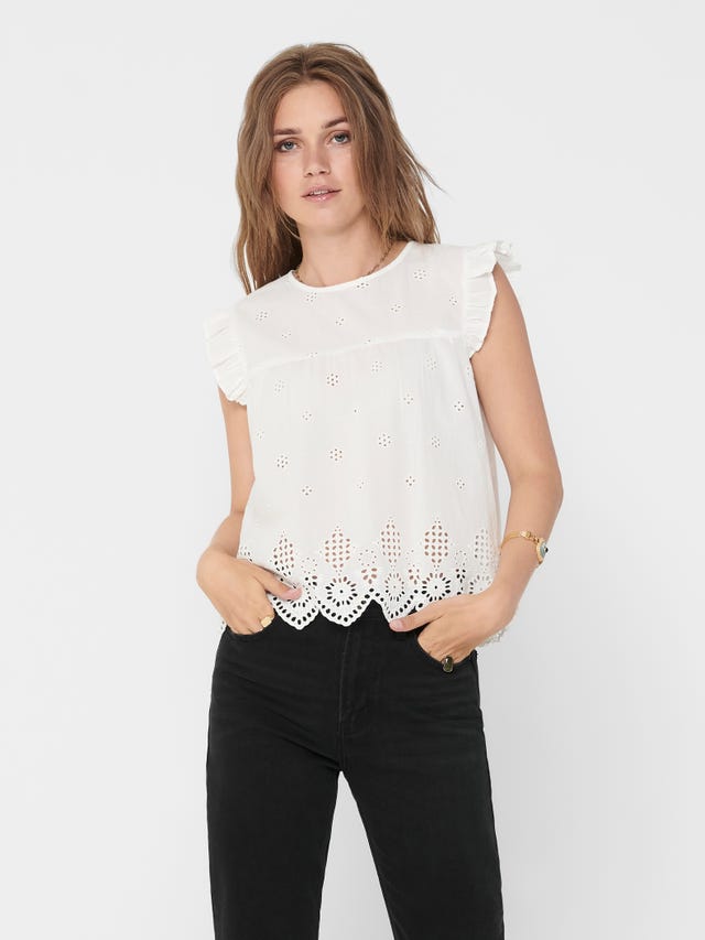 ONLY Tops Regular Fit Col rond - 15213398