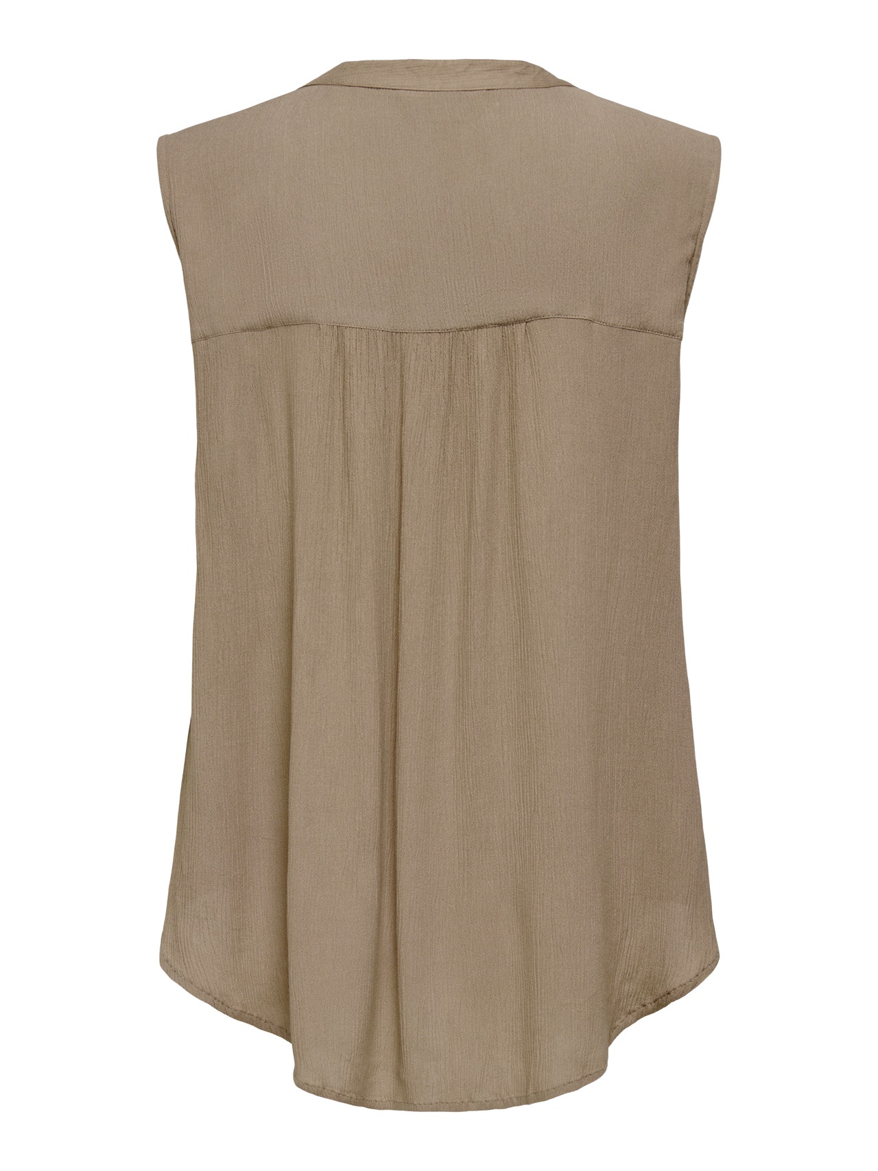 ONLY Camisetas de tirantes Corte regular Cuello en V -Mocha Meringue - 15213420