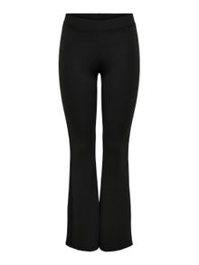 ONLY Pantalons Regular Fit Taille moyenne -Black - 15213525