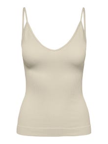 ONLY Seamless rib Cami -Nude - 15213658