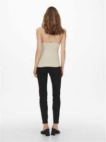 ONLY Seamless rib Top -Nude - 15213658