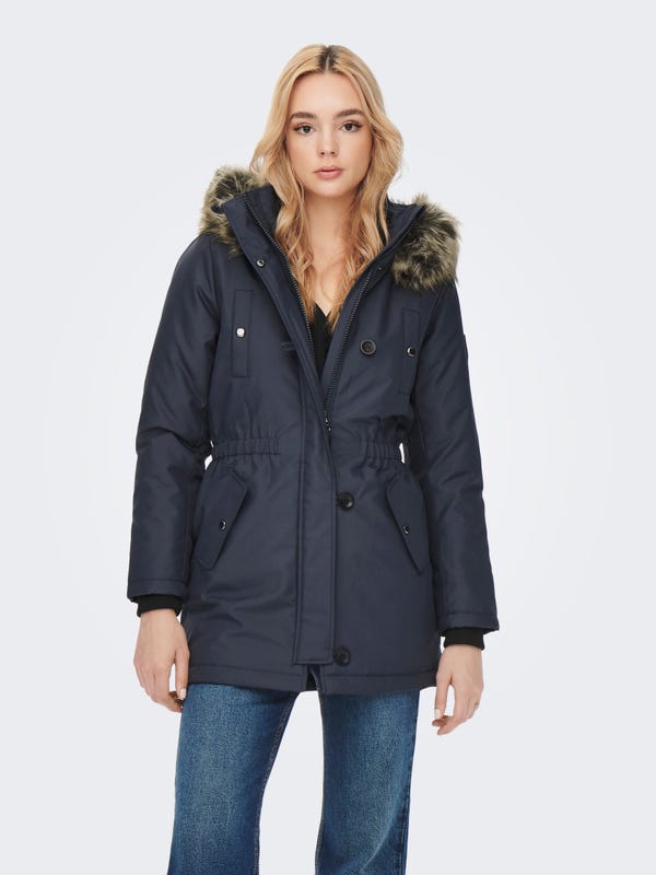 Zwarte Lange Parka jassen kopen? ✔️ Tot 60% korting