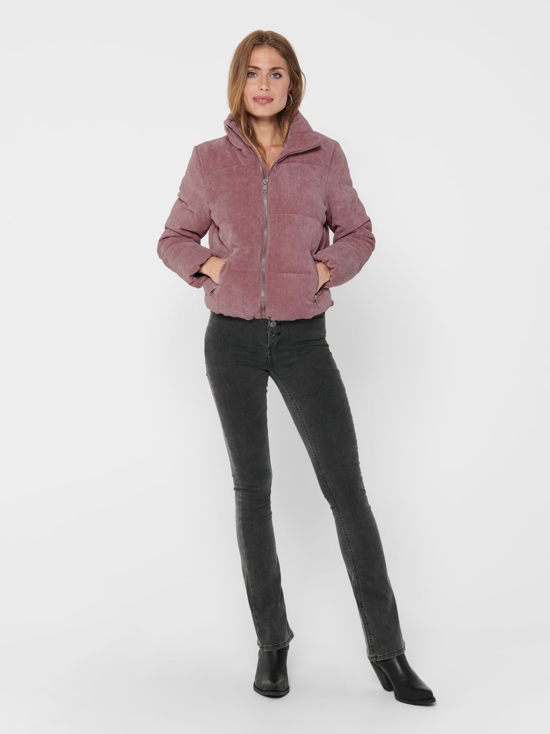 Quilted corduroy Jacket | Medium Purple 