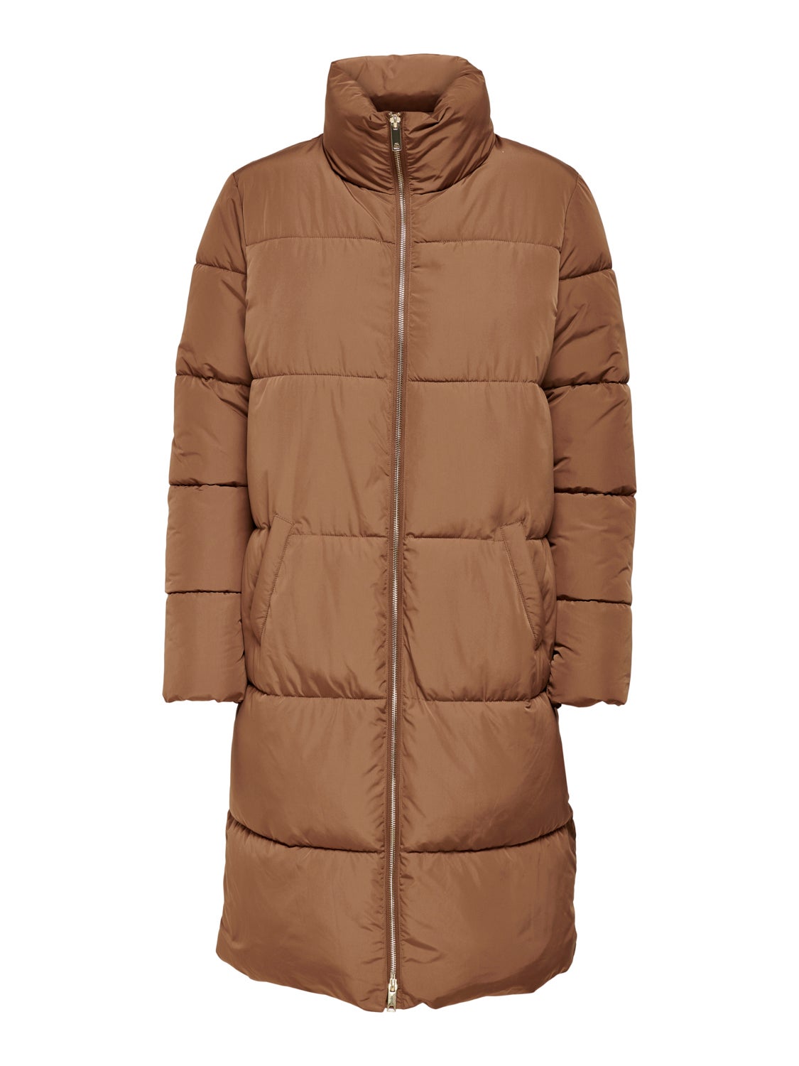 Long Puffer Jacket | Dark Brown | ONLY®