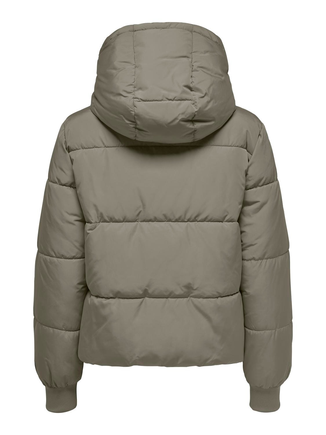 ONLY Short hooded Jacket -Vetiver - 15213950