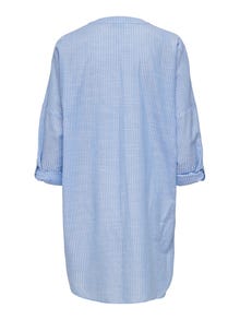 ONLY Lang skjorte med kinakrave -Provence - 15214381