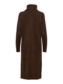 ONLY Regular Fit Roll neck Long dress -Chicory Coffee - 15214595