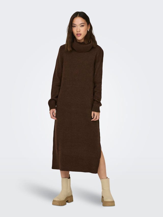 ONLY Roll neck Knitted Dress - 15214595