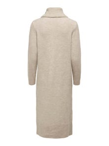 ONLY Robe longue Regular Fit Col roulé -Pumice Stone - 15214595