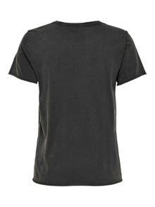 ONLY Tops Regular Fit Col rond -Black - 15215721
