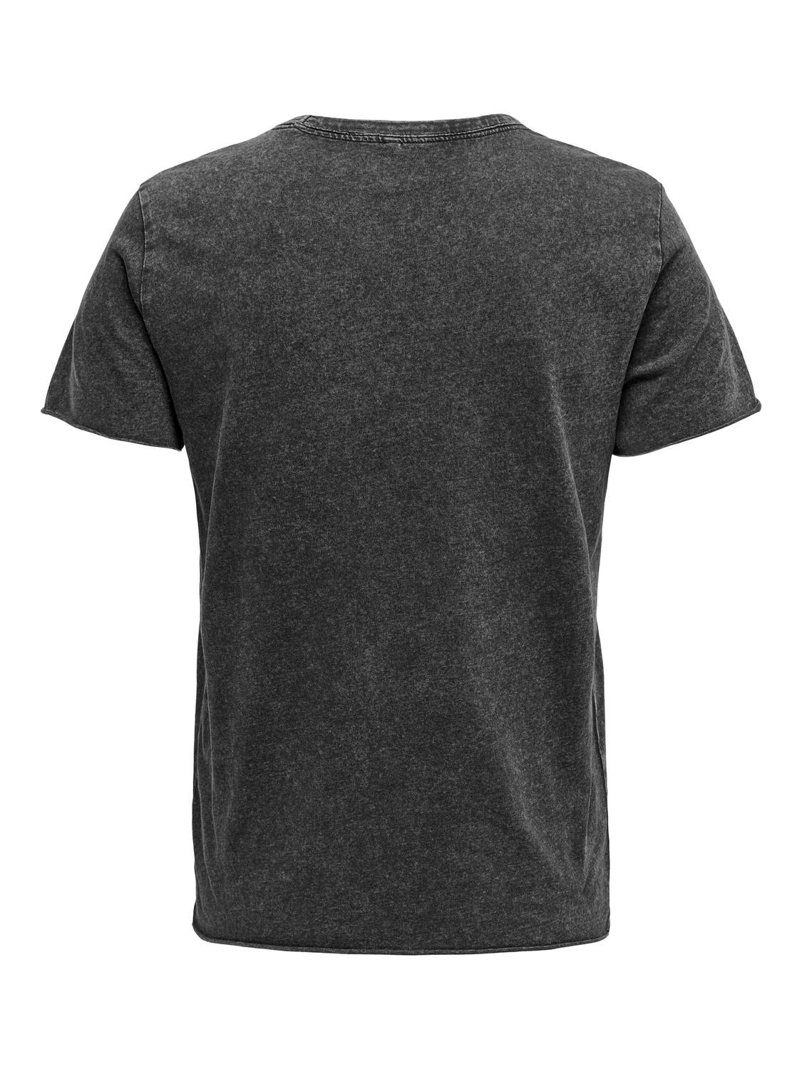 ONLY Estampada Camiseta -Black - 15215721