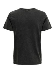 ONLY Normal geschnitten Rundhals Top -Black - 15215721