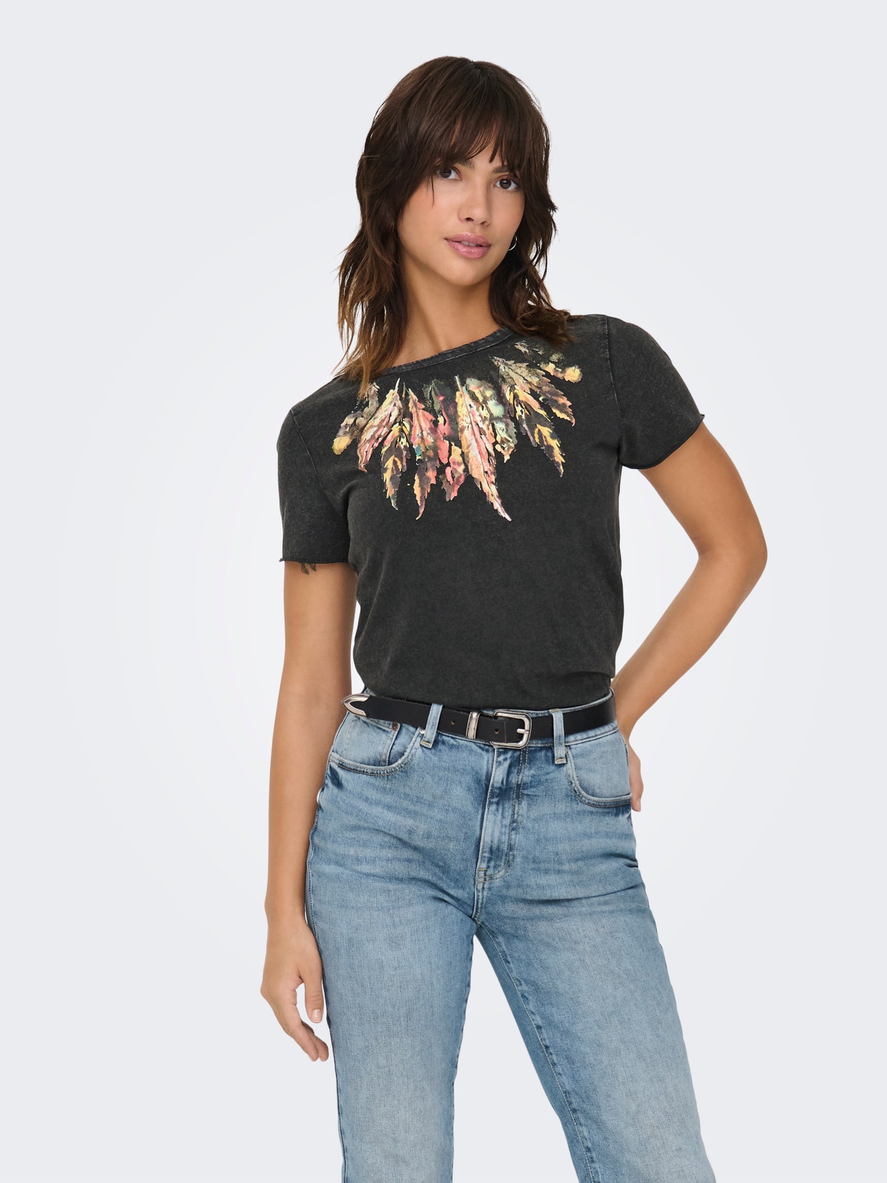 ONLY ONLLUCY T-shirt -Black - 15215721