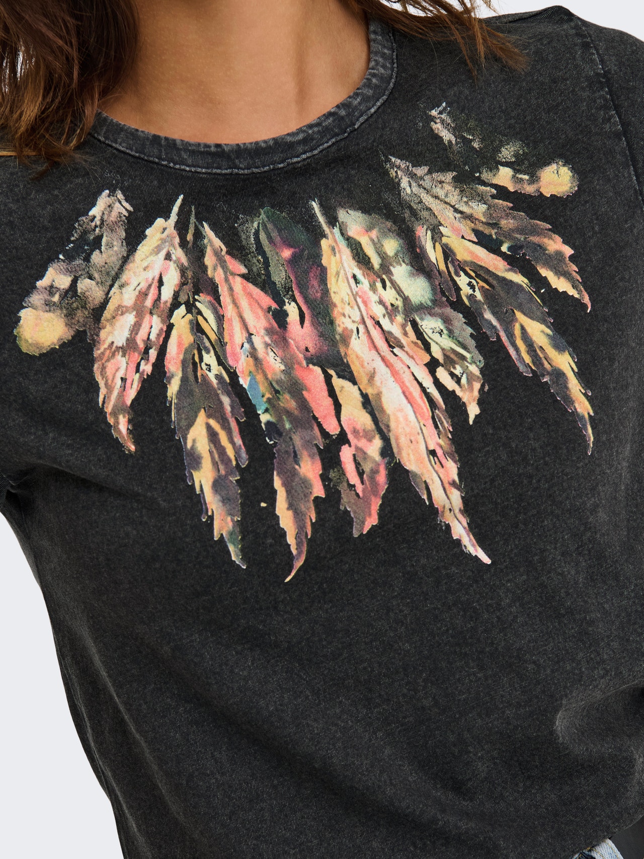 ONLY ONLLUCY T-shirt -Black - 15215721